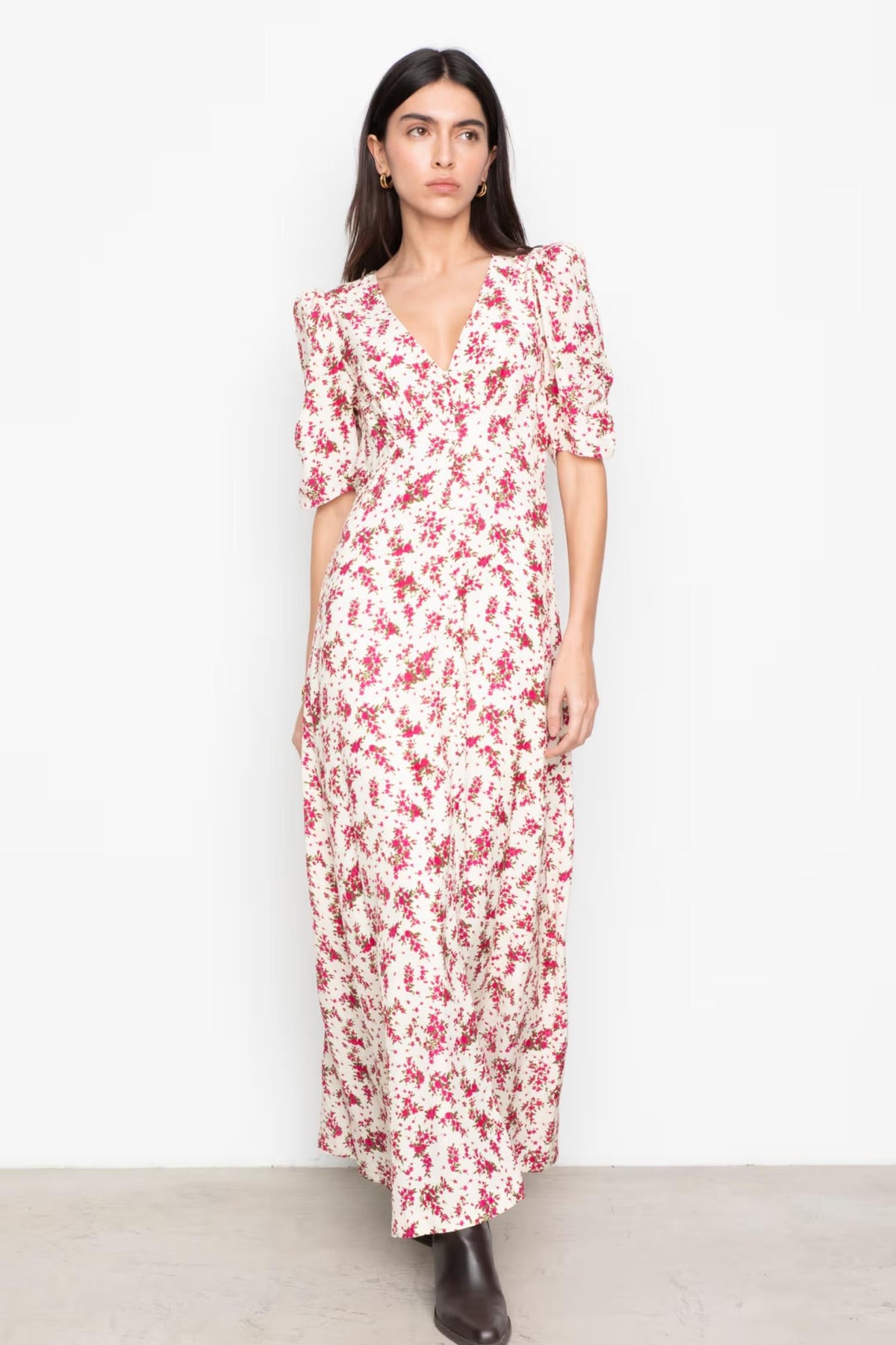 Aivy Dress- Berry print