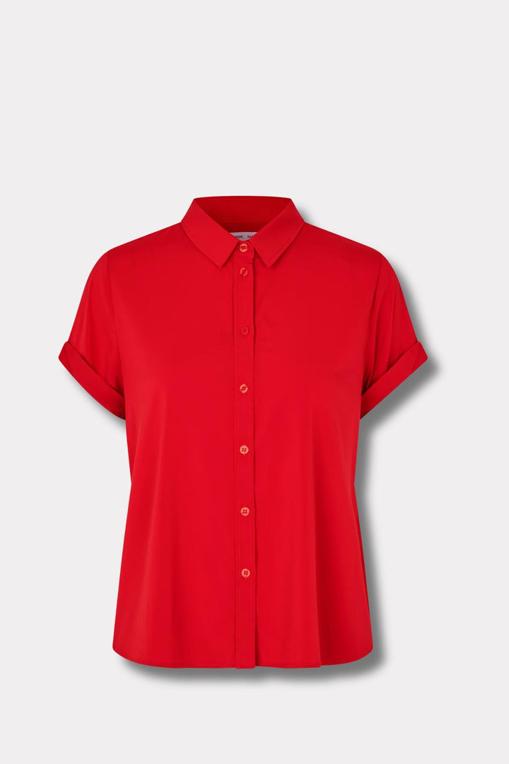 Majan SS Shirt 9942 - Haute Red