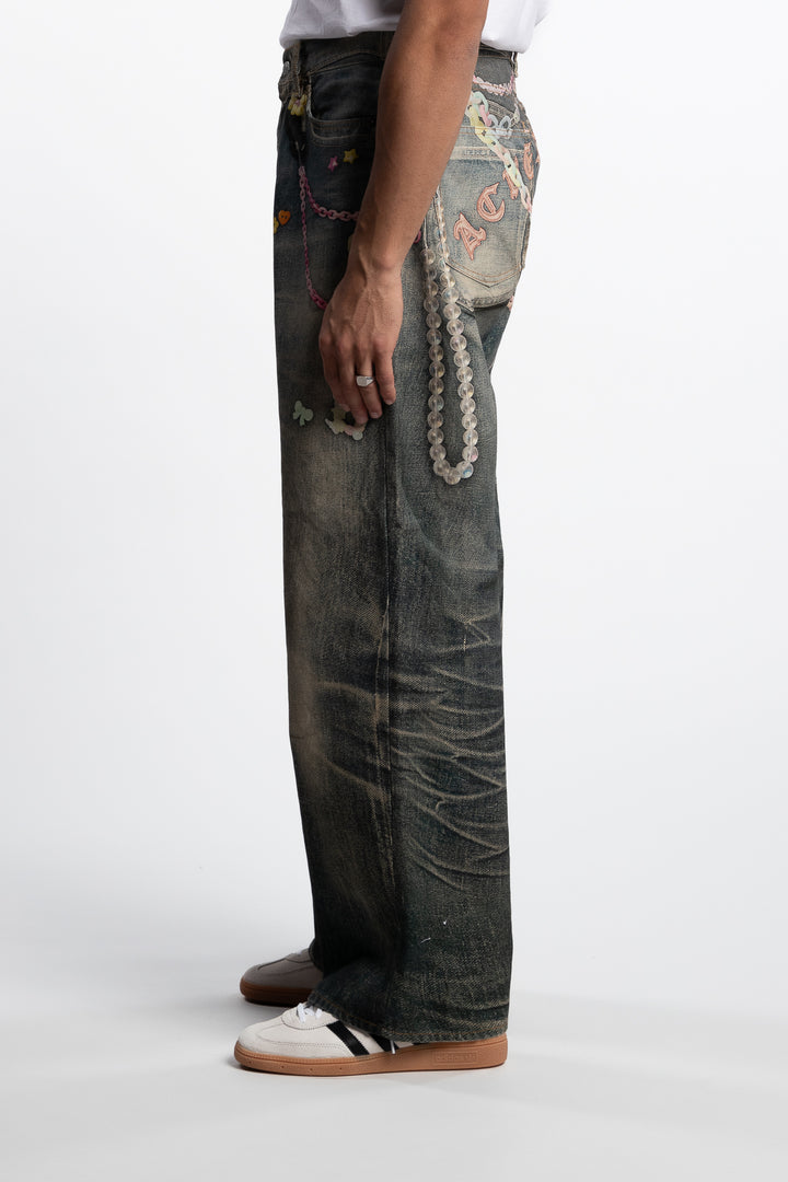 Baggy Fit Jeans - 1981M Mid Blue