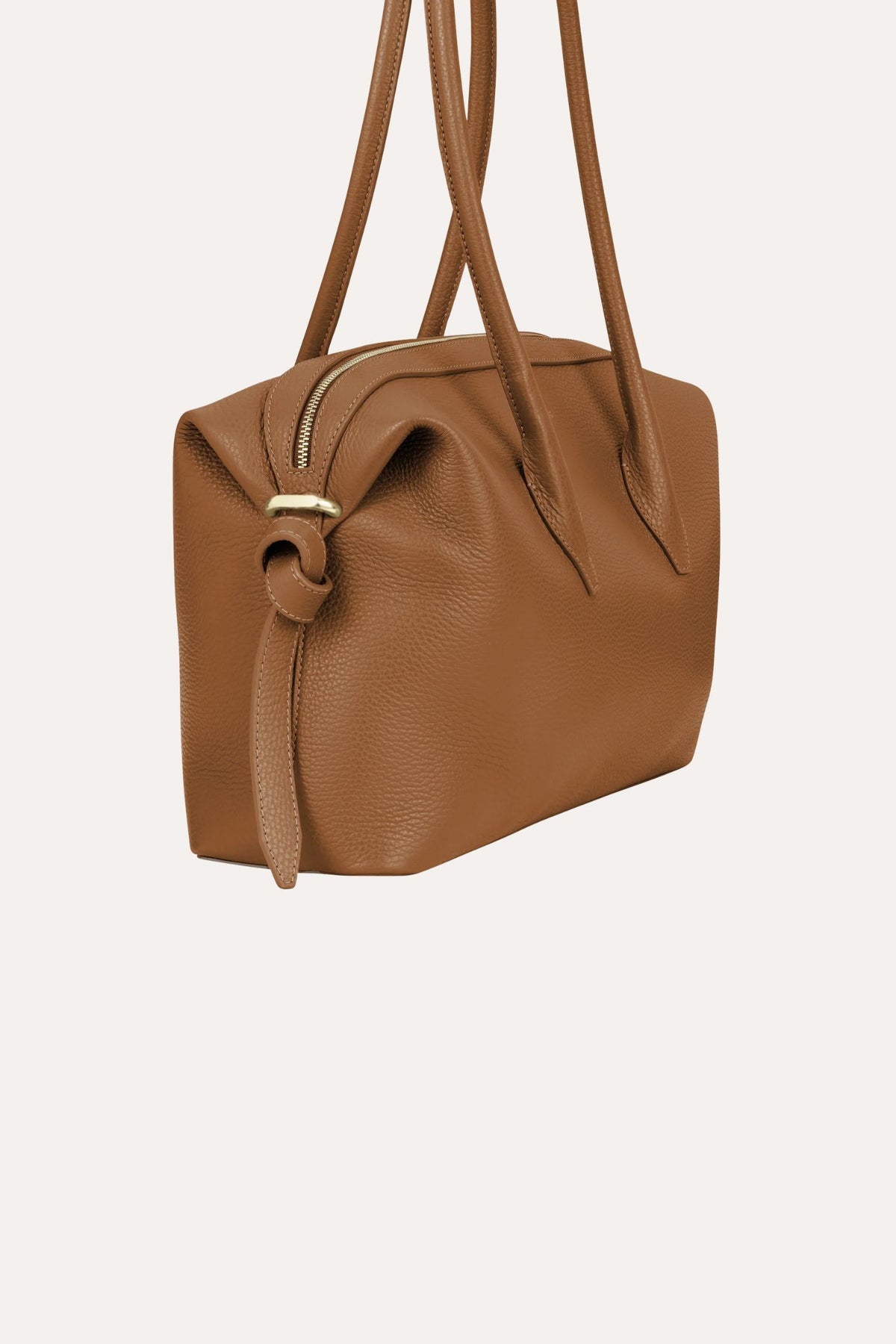 Brioche Duffle - Hazel Pebble Grained Leather