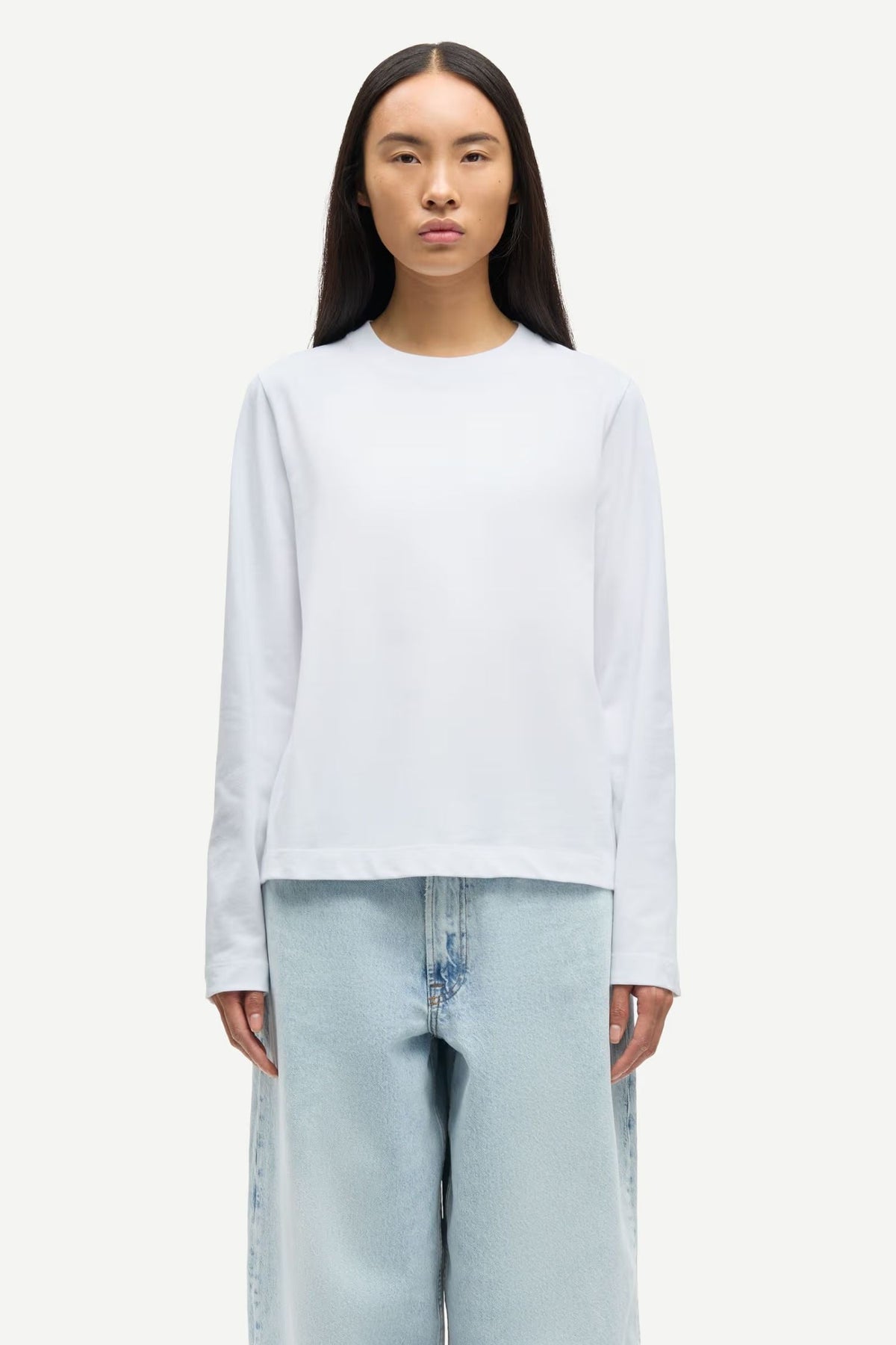 Sacamino ls t-shirt - White