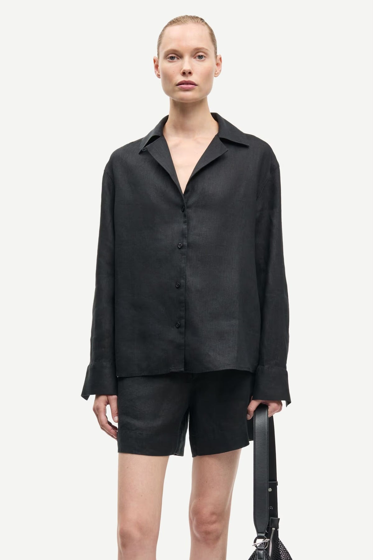 Saiben shirt 16047 - Black