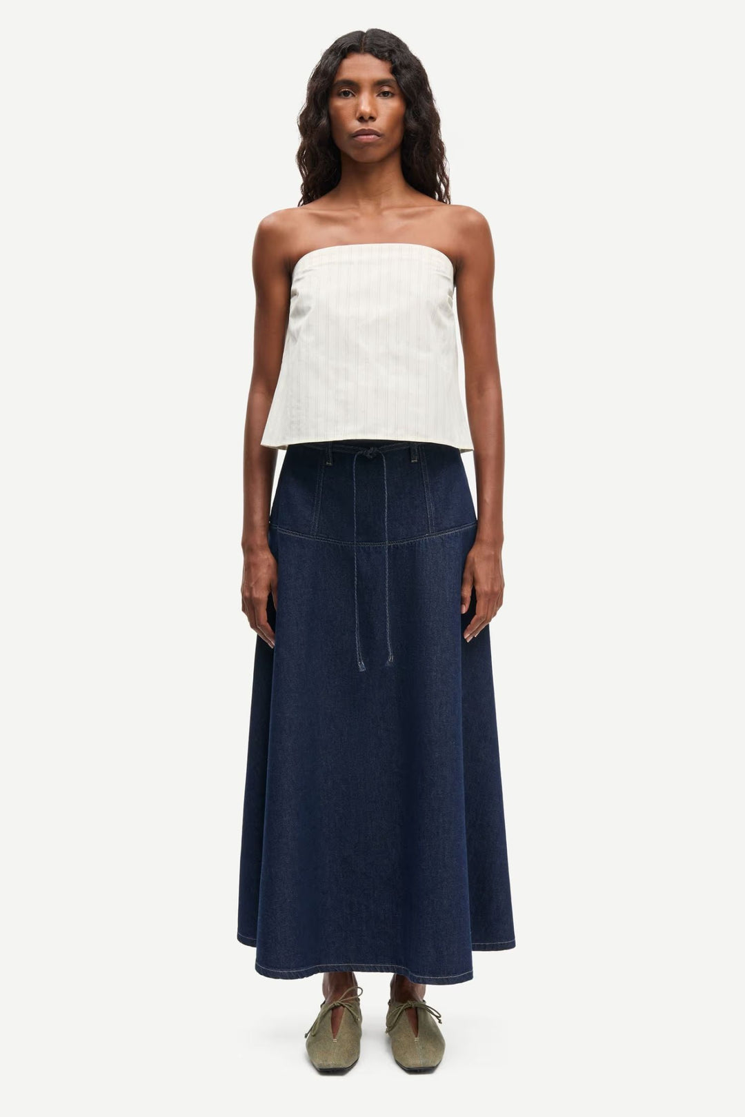 Satilly skirt 16014 - Soft Denim
