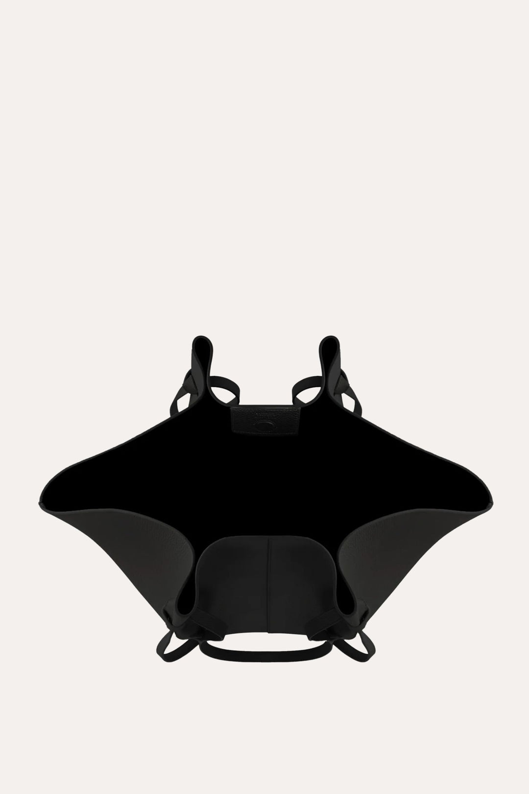 XL Mochi - Black Pebble Grained Leather