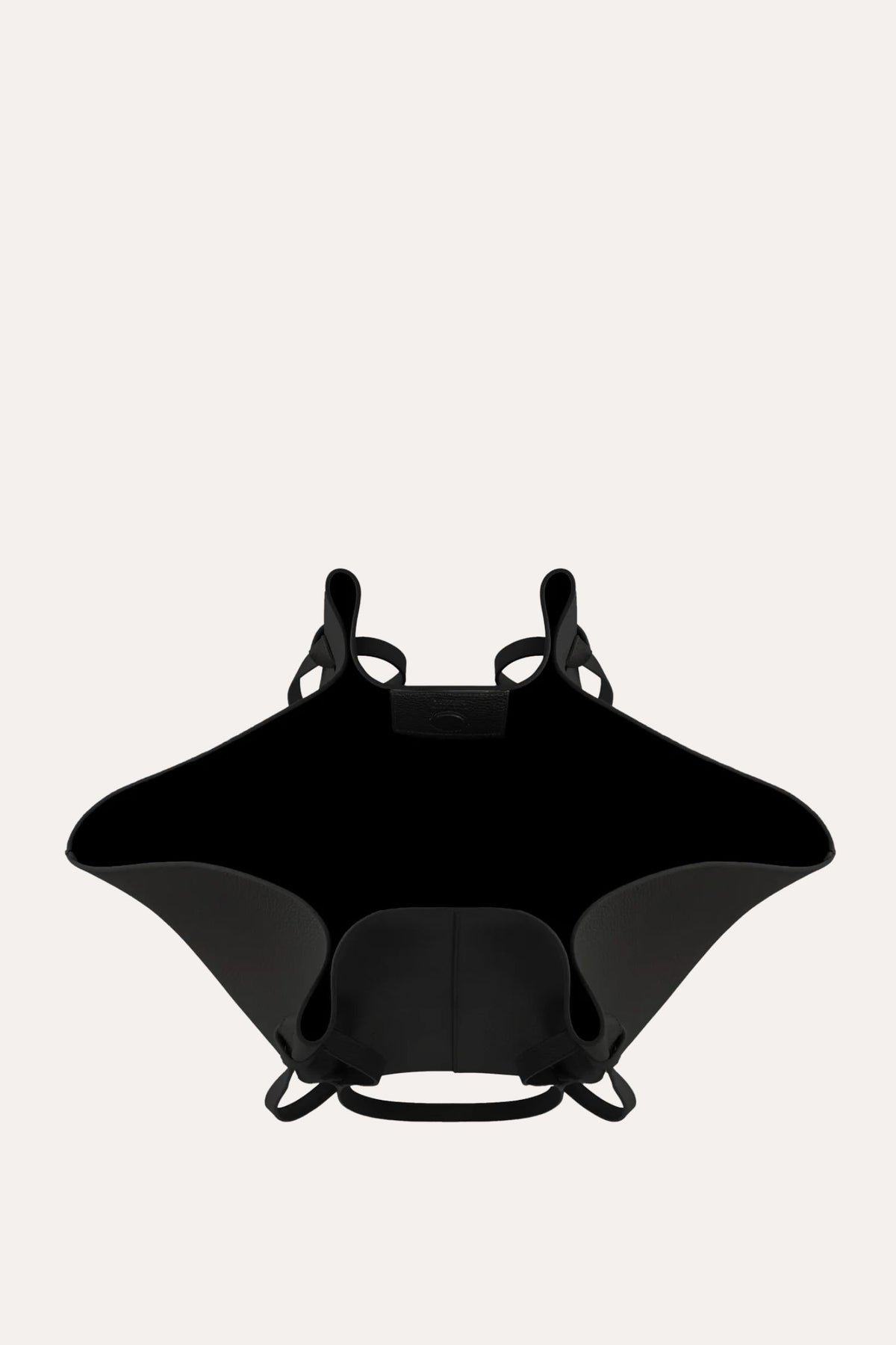 XL Mochi - Black Pebble Grained Leather