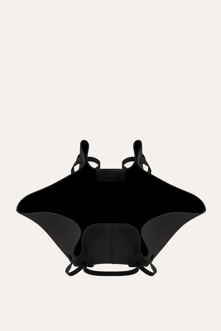 XL Mochi - Black Pebble Grained Leather