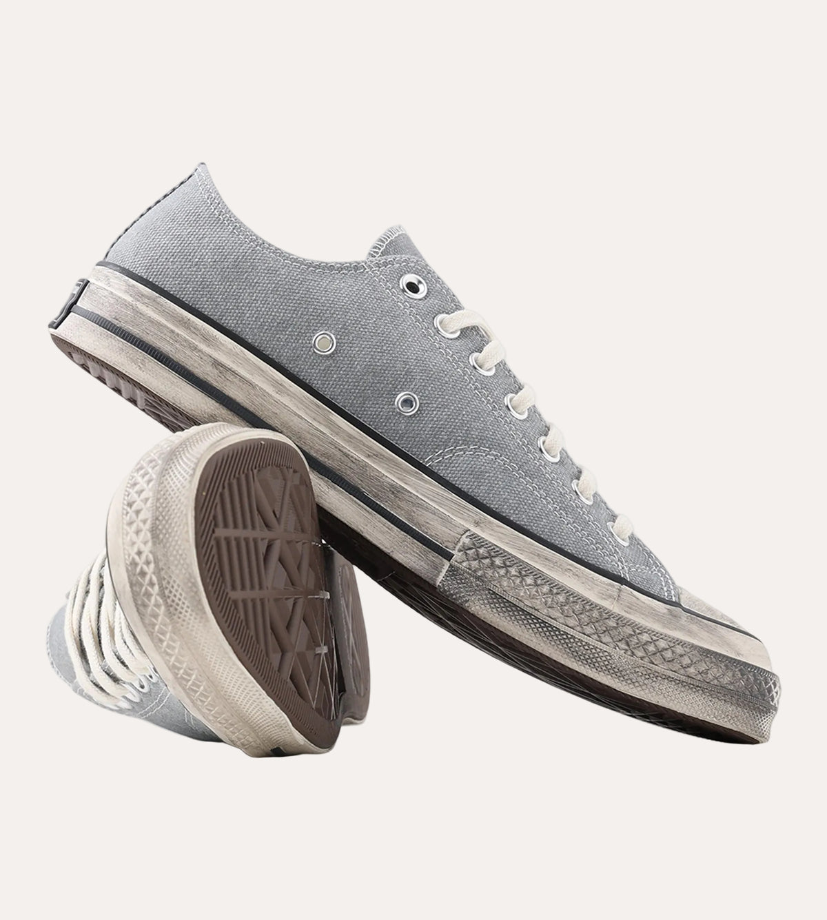 Chuck 70 Washed Canvas Classic Grey/Egret/Black