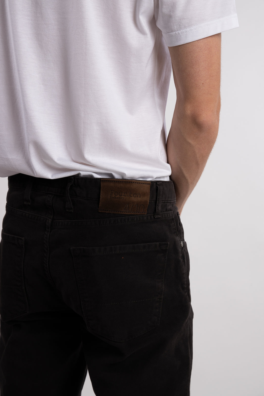 5-Pocket Moleskin Trousers Brown