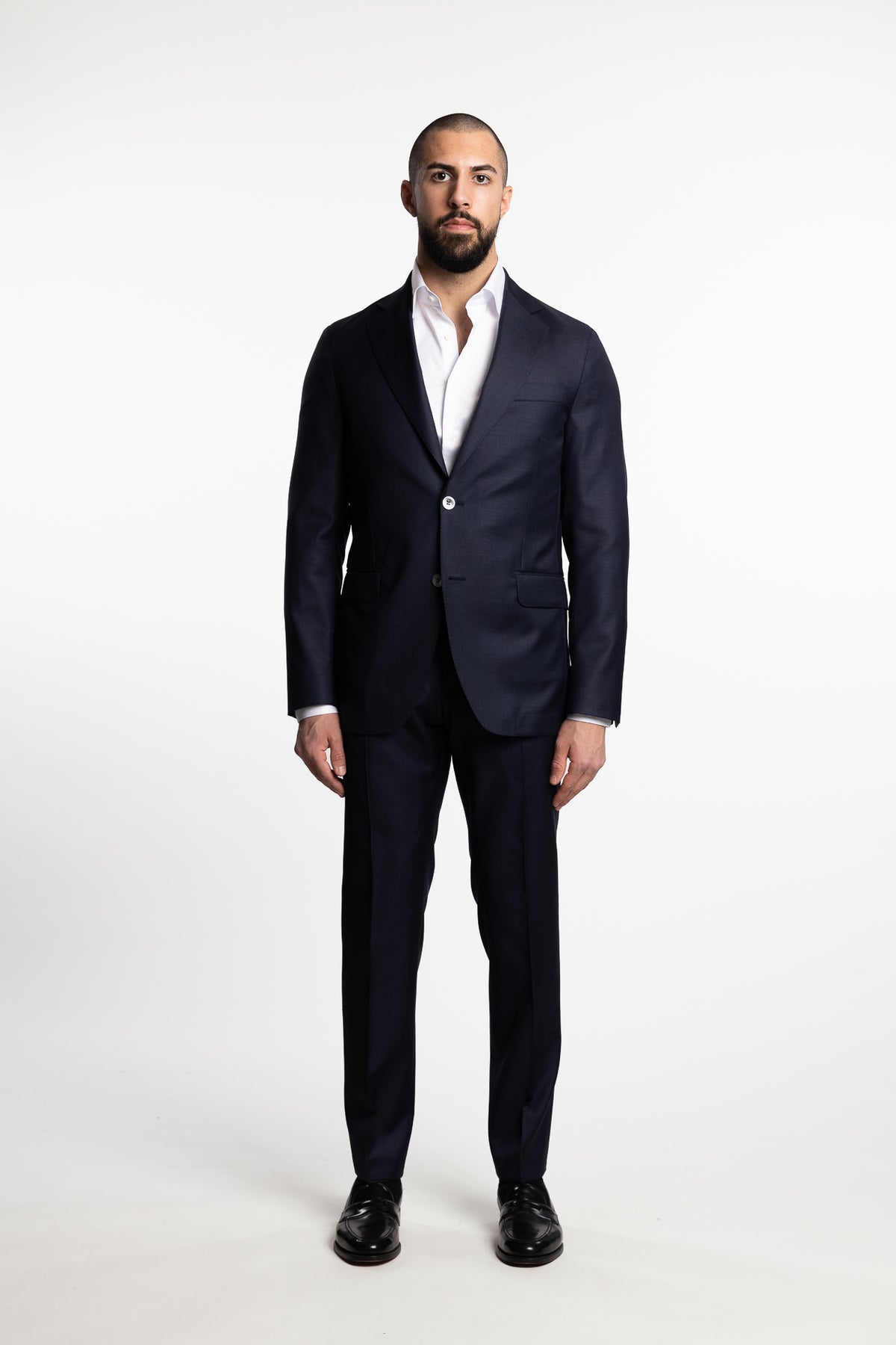 Sienna Slim Fit Blazer Dark Blue Melange