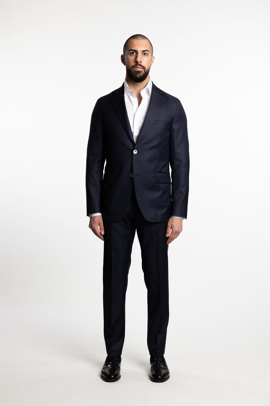Sienna Slim Fit Blazer Dark Blue Melange