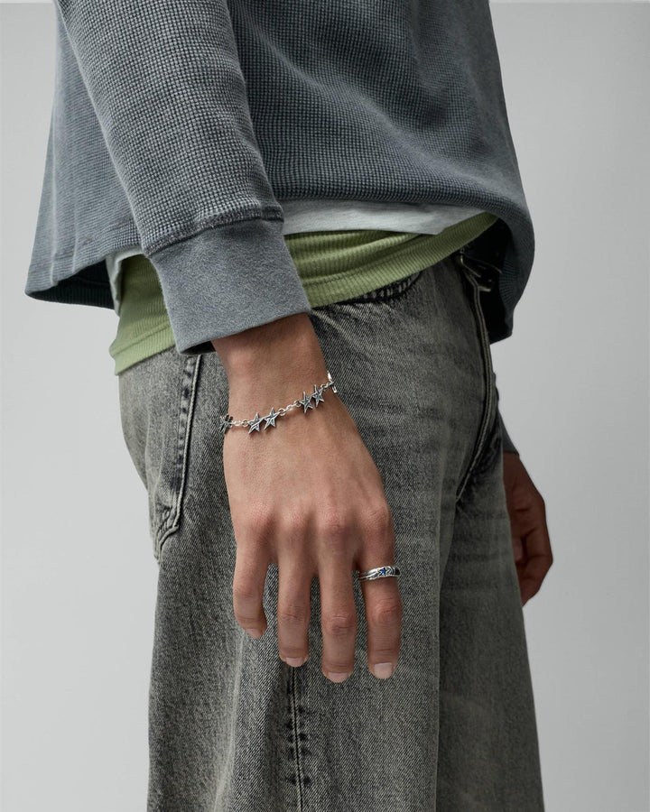 Signature Stars Bracelet Silver