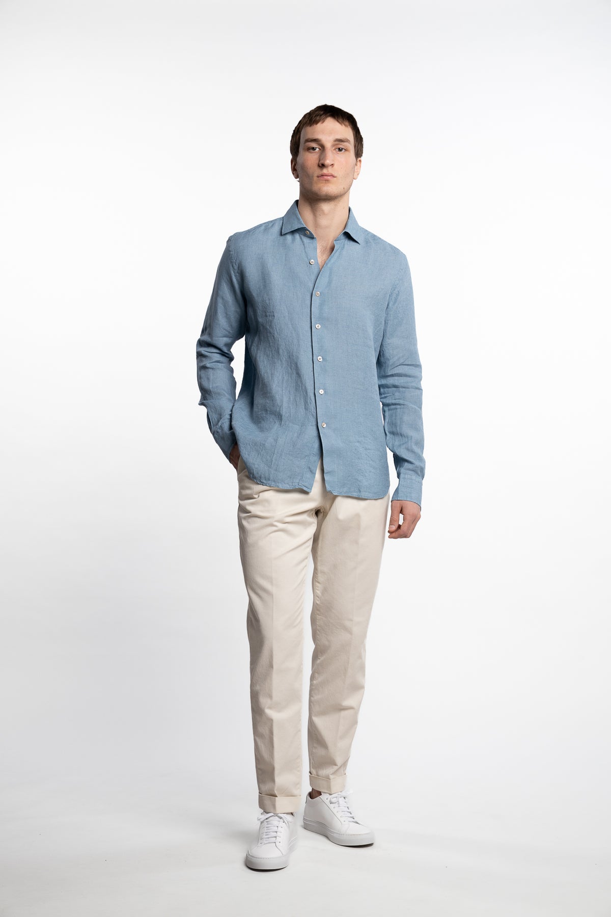 Linen Shirt Blue