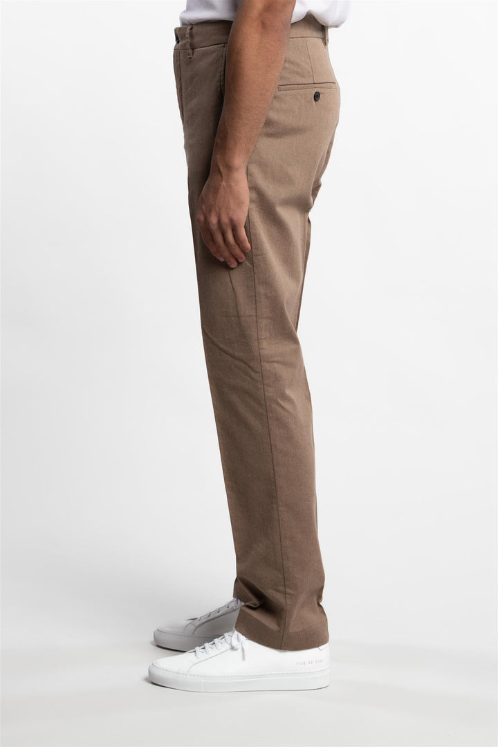 Lois C Flannel Twill Pants Tiger Brown