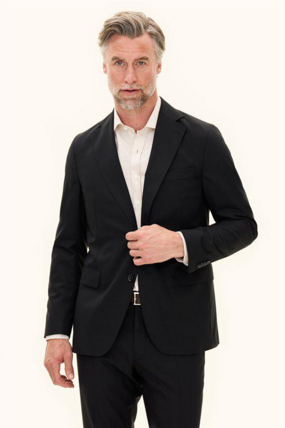 Fogerty Regular Fit Wool Blazer Black