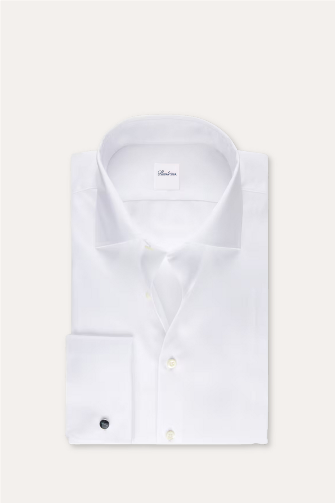 Slimline Twill Shirt French Cuffs White