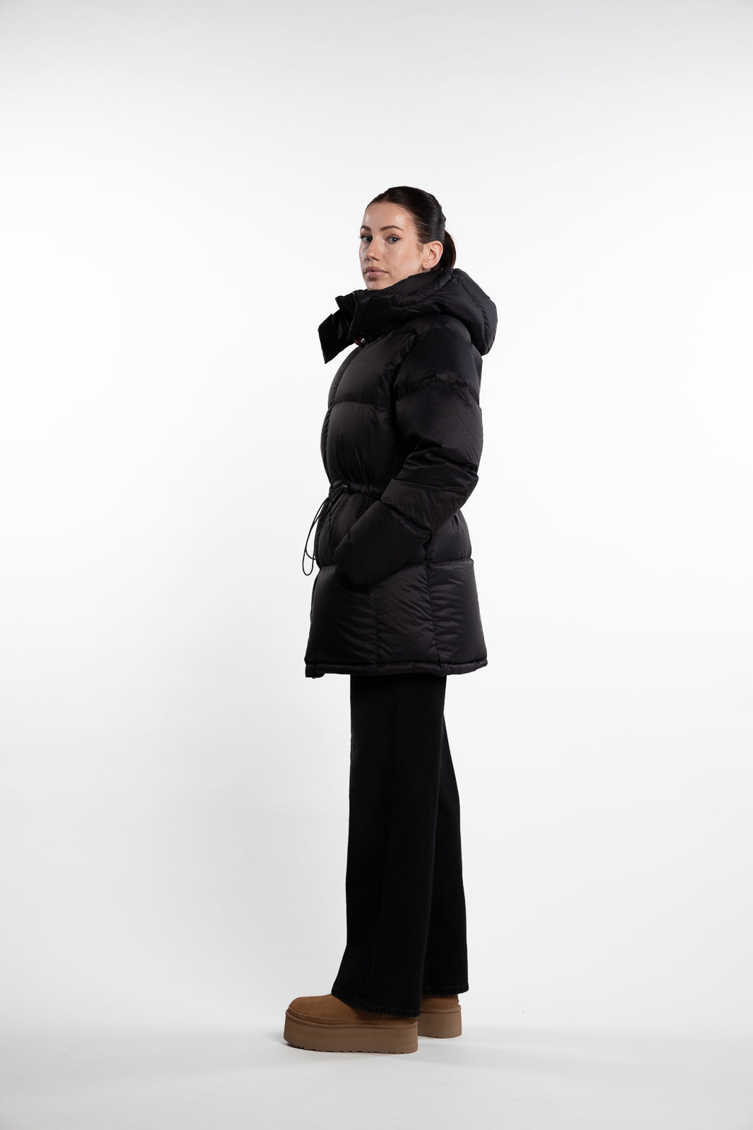 Gia Down Jacket- Black