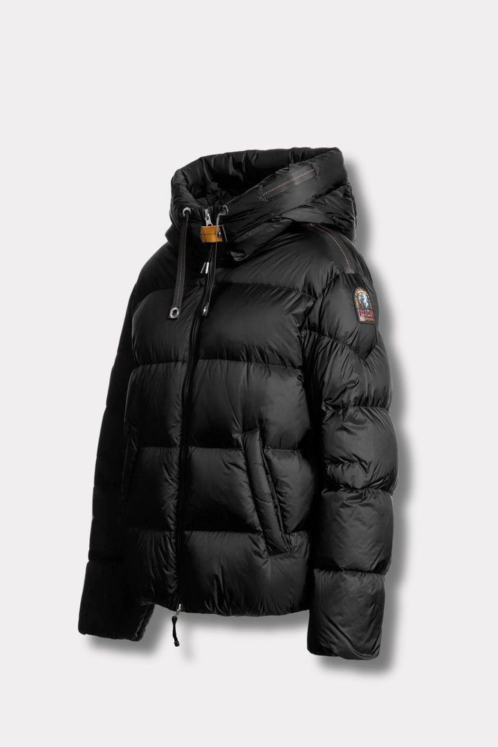 Tilly Hooded Down Jacket- Black
