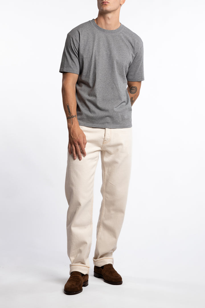 Short Sleeve Hiking T-Shirt Grey Melange