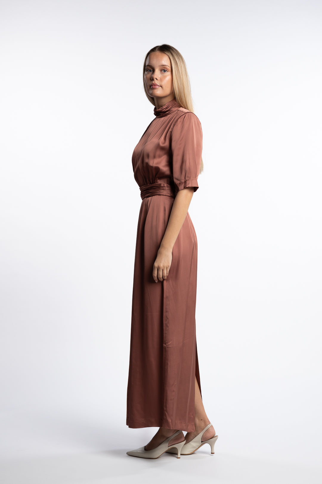 Beronia Dress- Terracotta