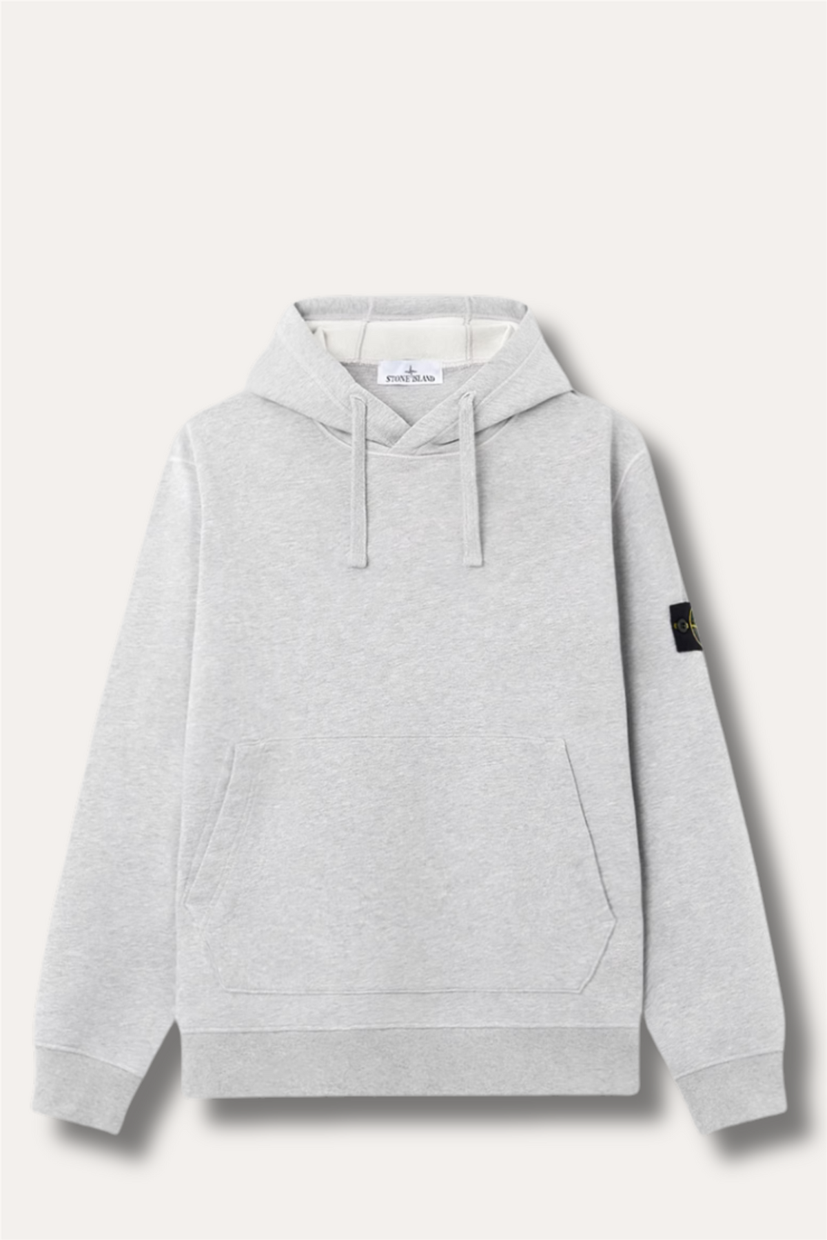 6100062 Organic Mélange Cotton Fleece Dust Grey Melange