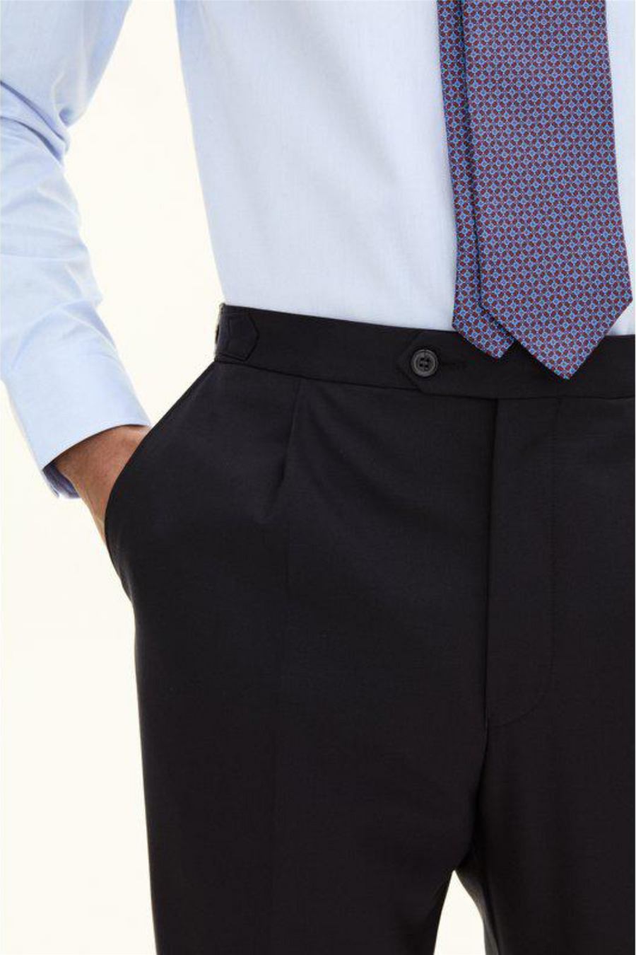 Delon Side Adjuster EVO Microstructure Trousers Navy