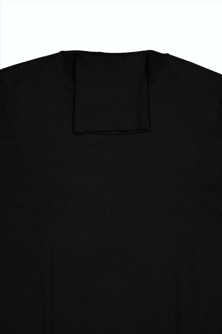 Merino Wool Turtleneck Black