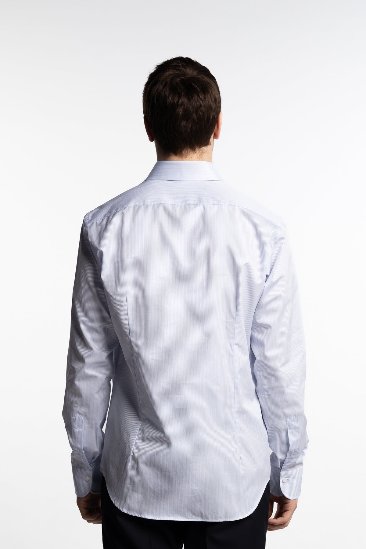 Cotton Shirt Blue Stripe