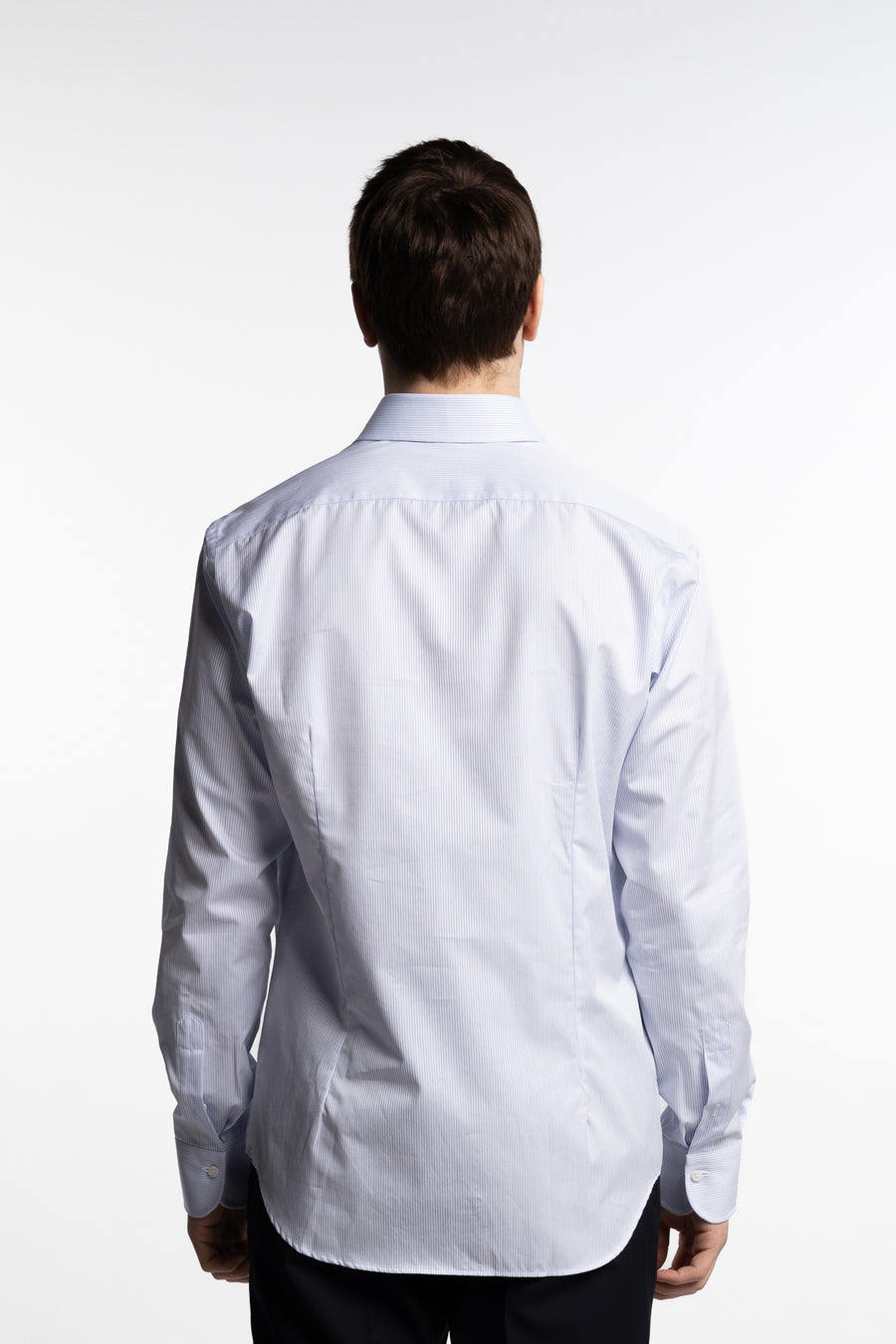 Cotton Shirt Blue Stripe