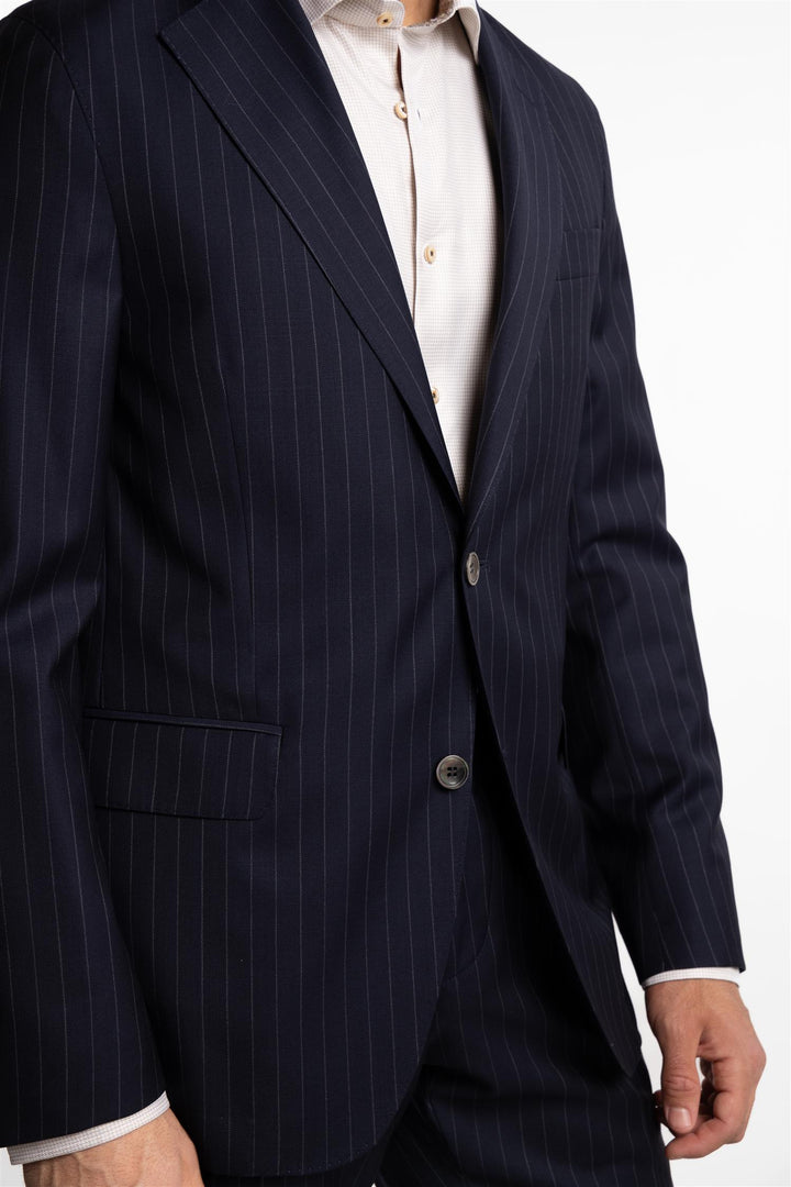 New Sienna Wool Blazer Navy Pinstripe