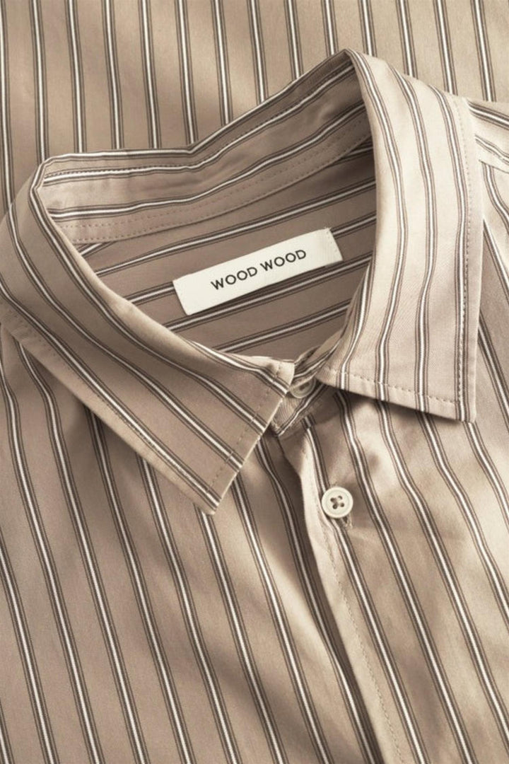 WW Nico Shirt Greige Stripe
