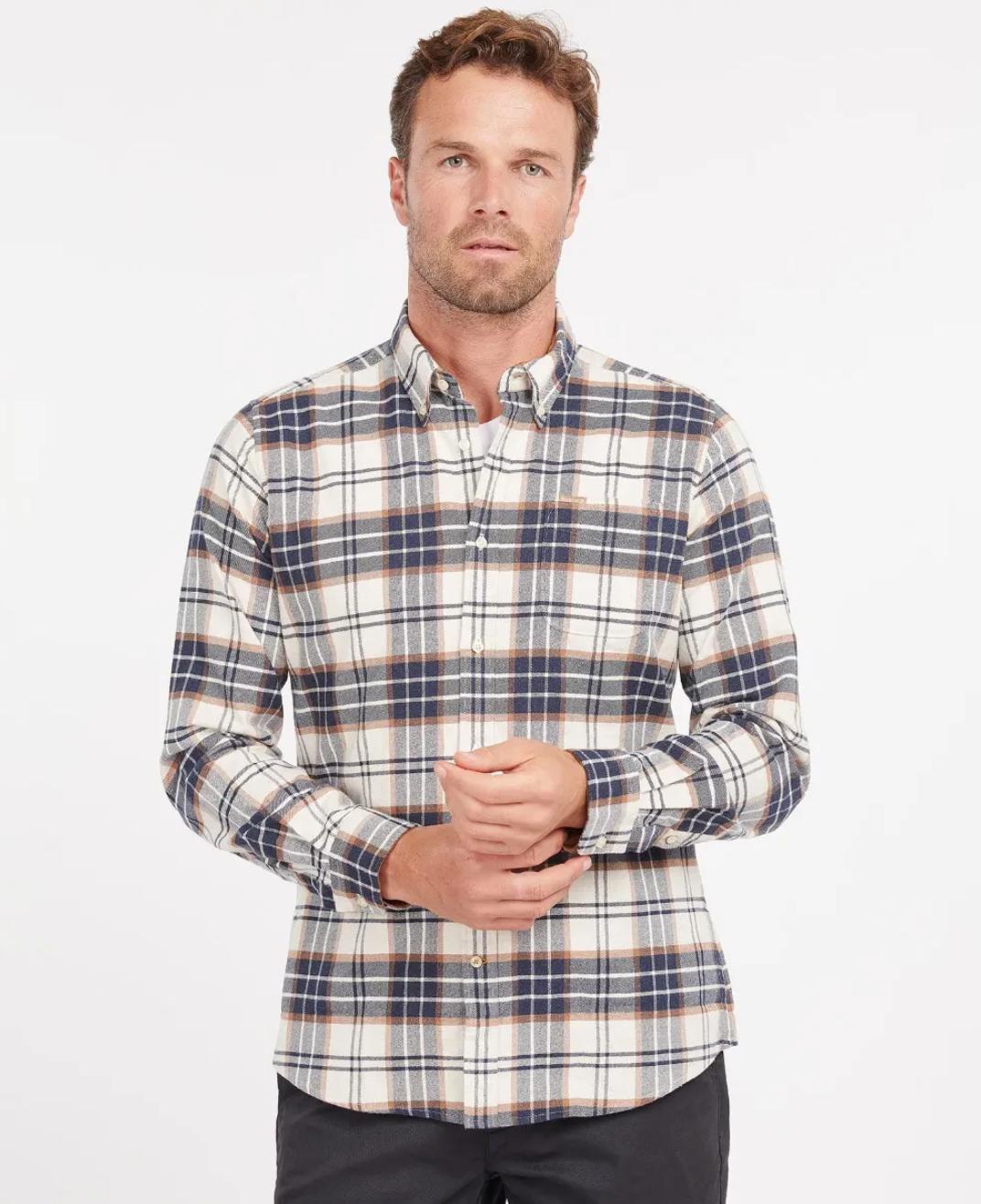 Portdown Tailored Shirt Ecru-Skjorter-Bogartstore