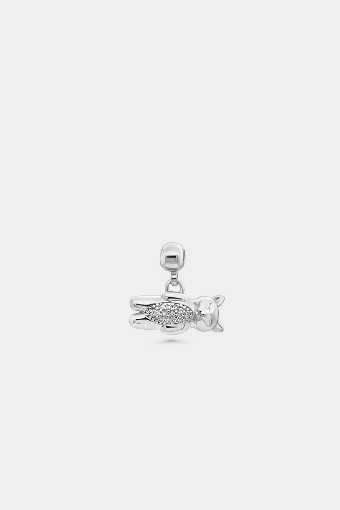 Cat Charm silver