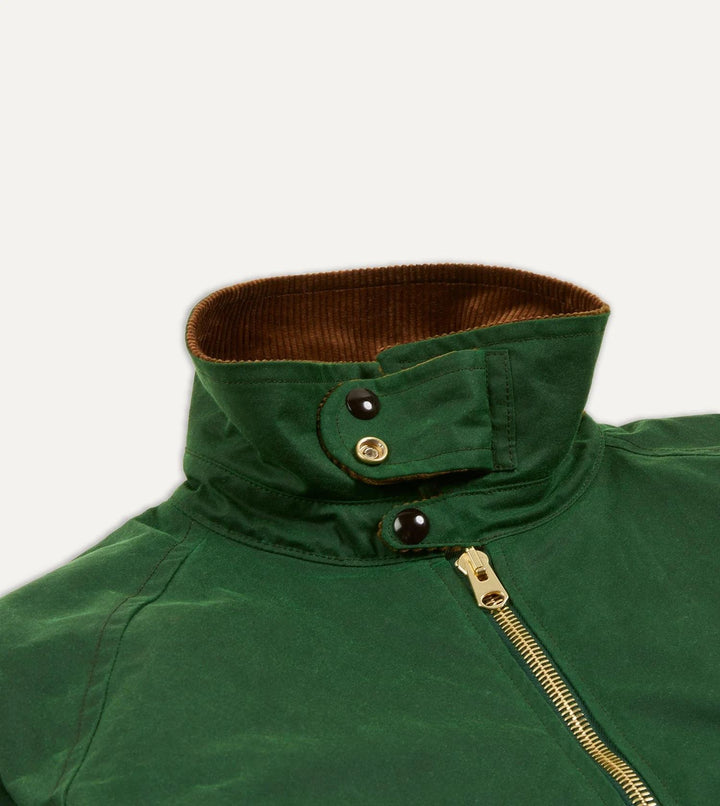 Waxed Coverall Emerald Green