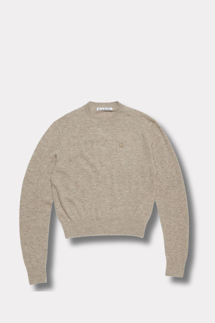 Crewneck Jumper Yak Wool- Oatmeal melange