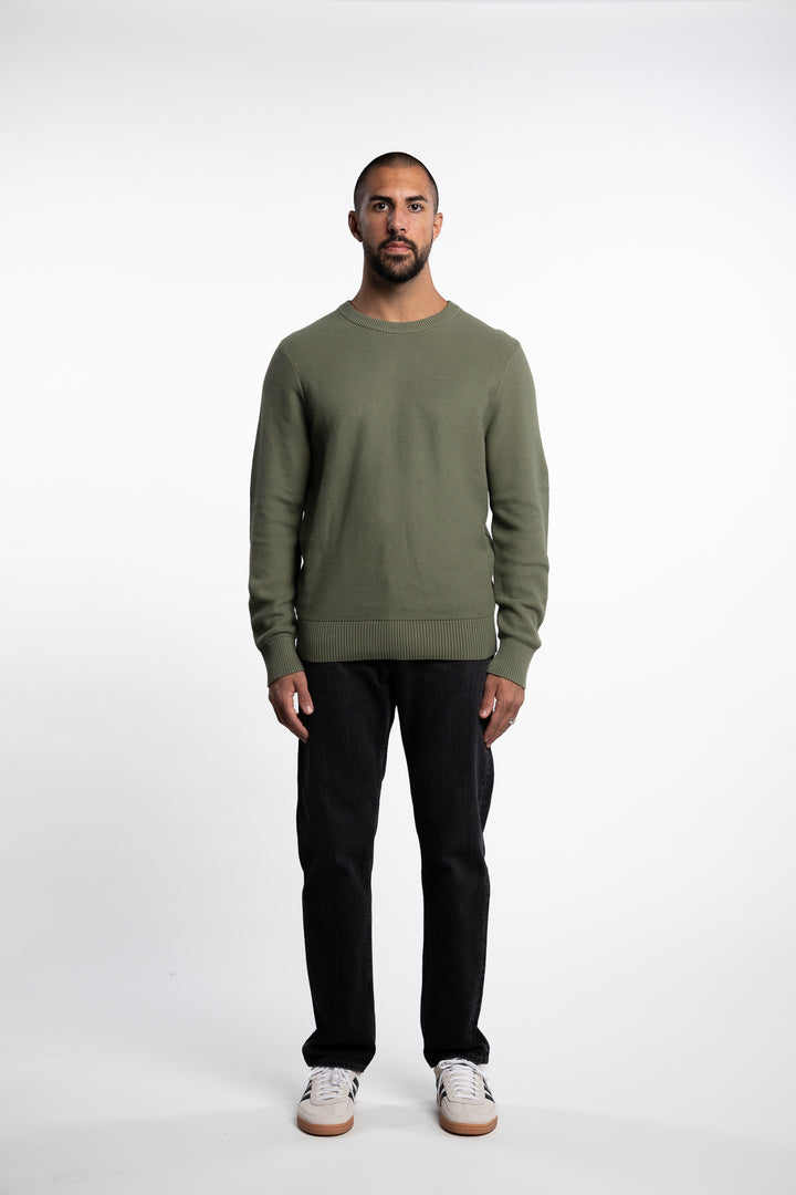 Arthur Knit Organic Cotton Olivine