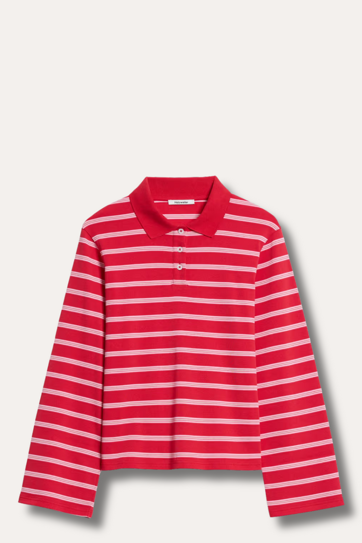 Sunny Polo - Red Stripe