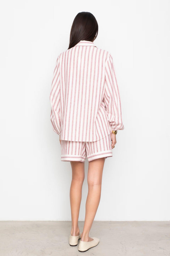 Fable Shirt - Berry stripe