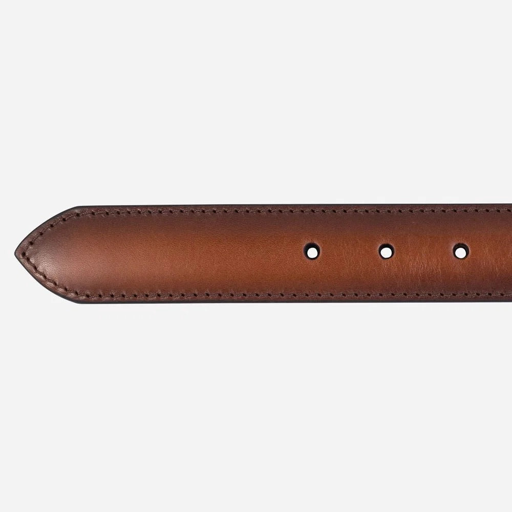 Calf Leather Belt Brown Cognac