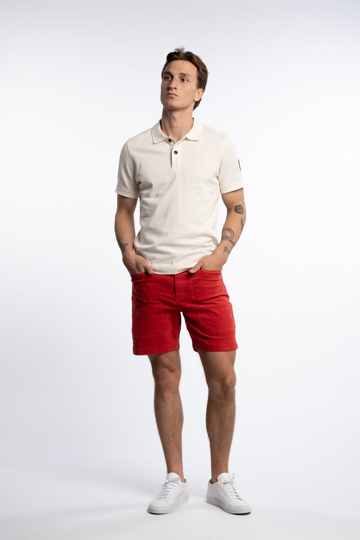 Grinder Corduroy Shorts Red Crimson