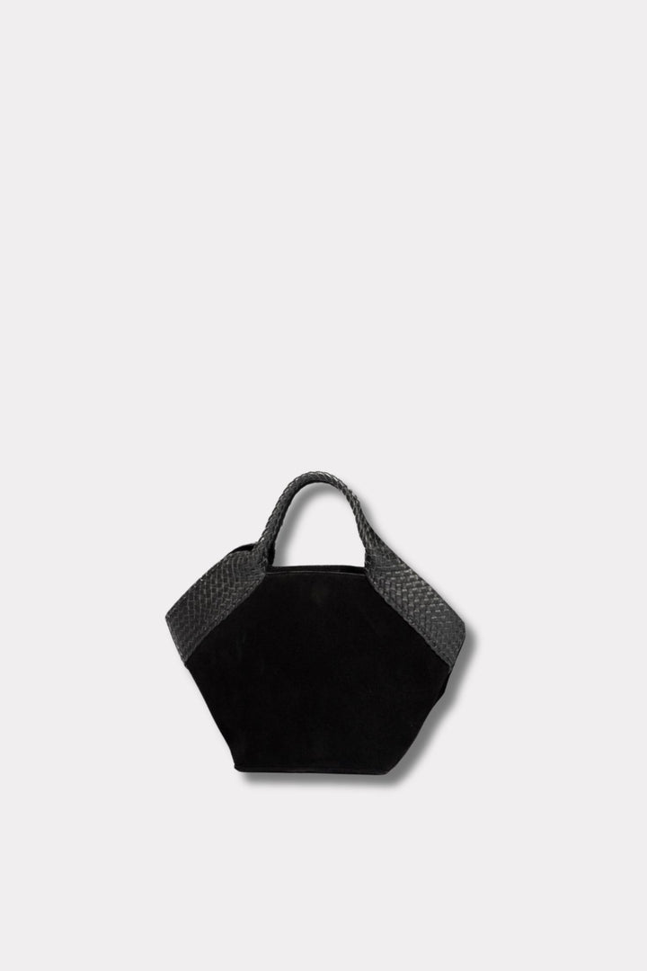 Aura Bag Small- Black Suede