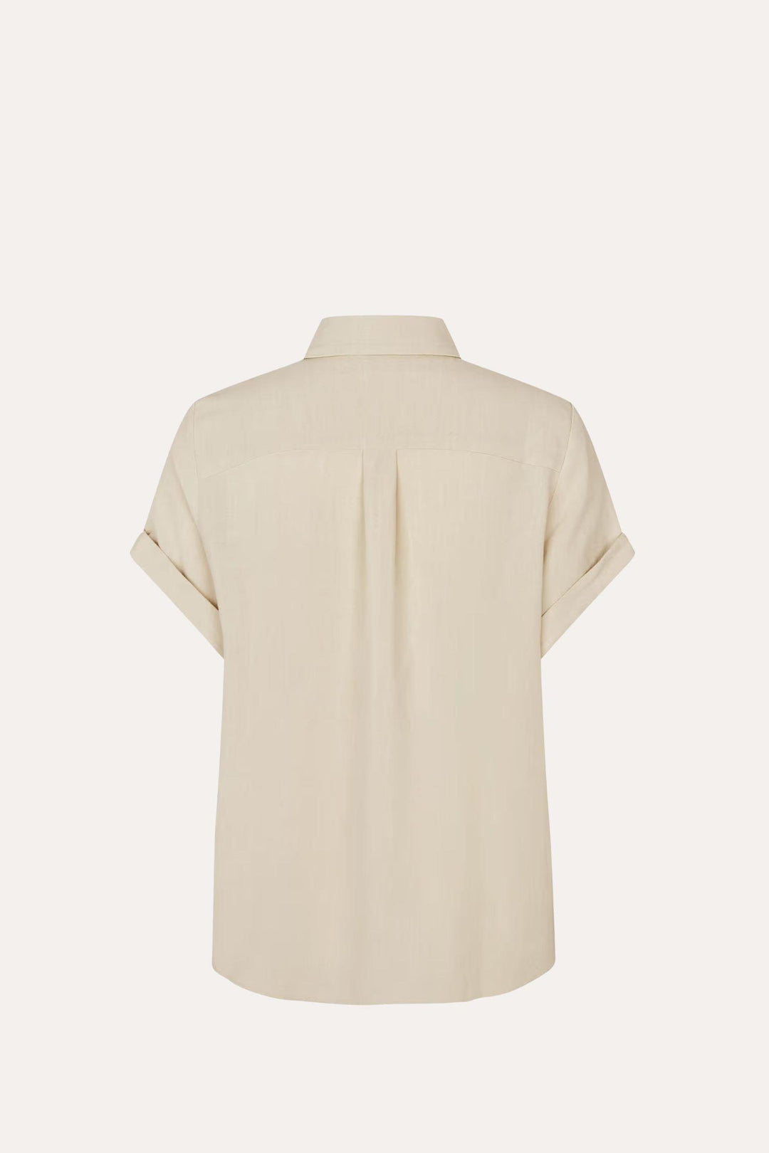 Samajana ss shirt 15938 - Bone White Mel