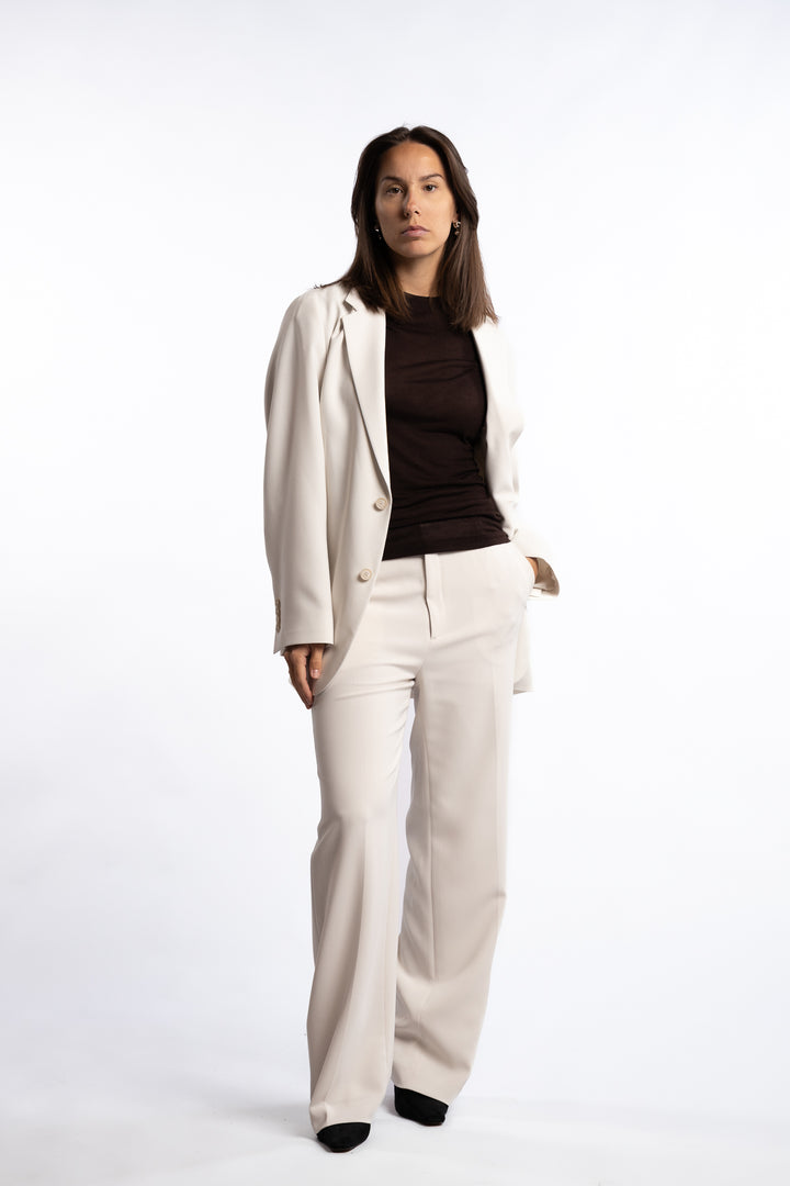 Relaxed Blazer- Ivory
