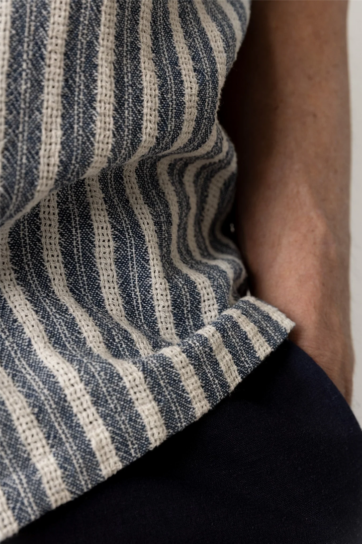 Joe Basso Stripe SS Shirt Salute Navy