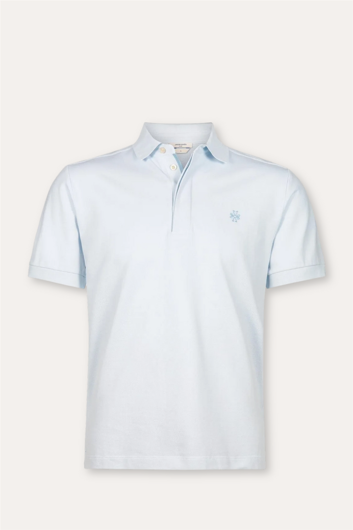 Cotton Polo Azure