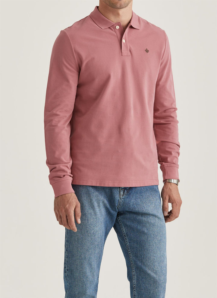 Camden LS Polo Pink