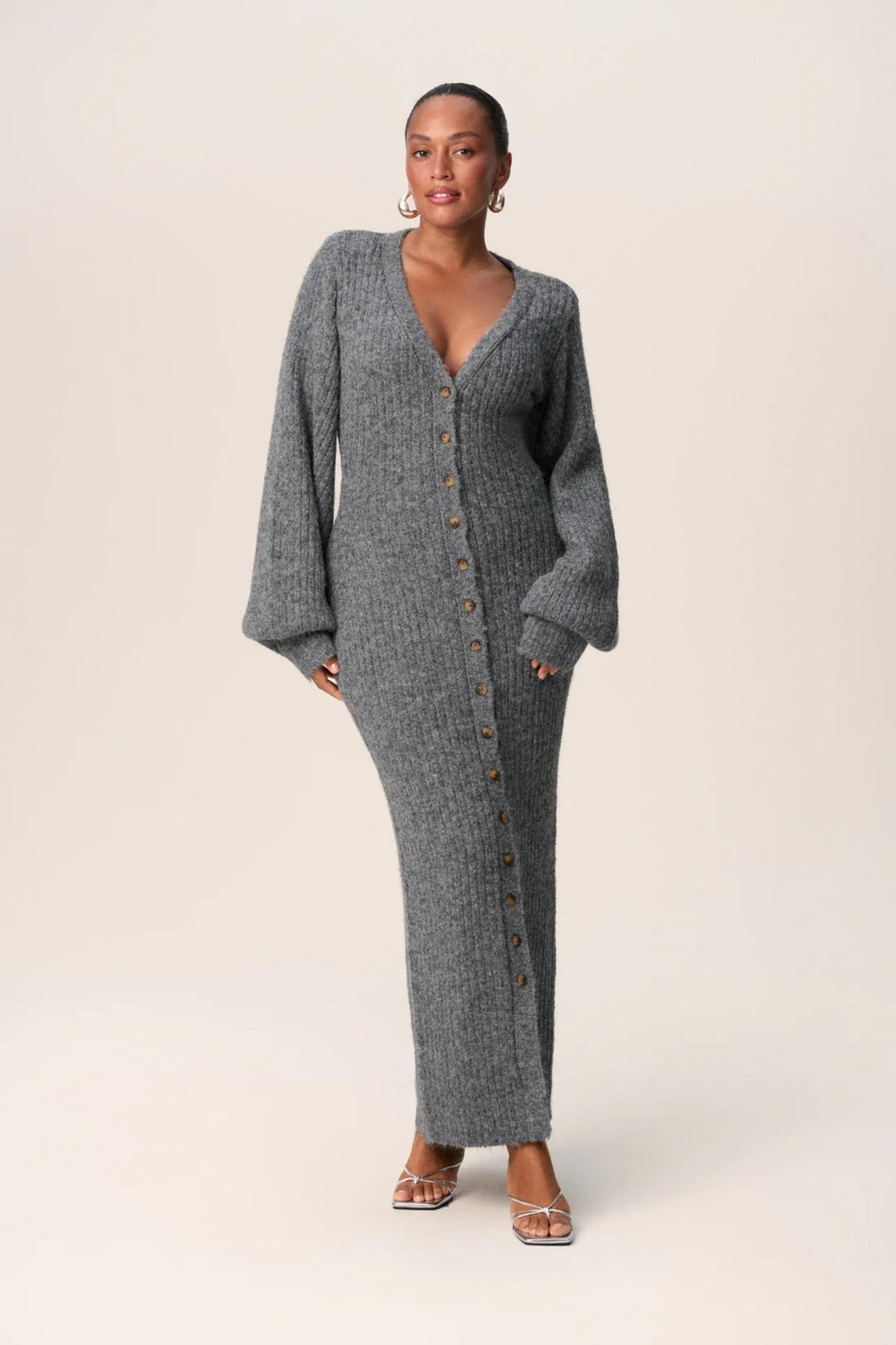 Montana Dress- Grey Melange