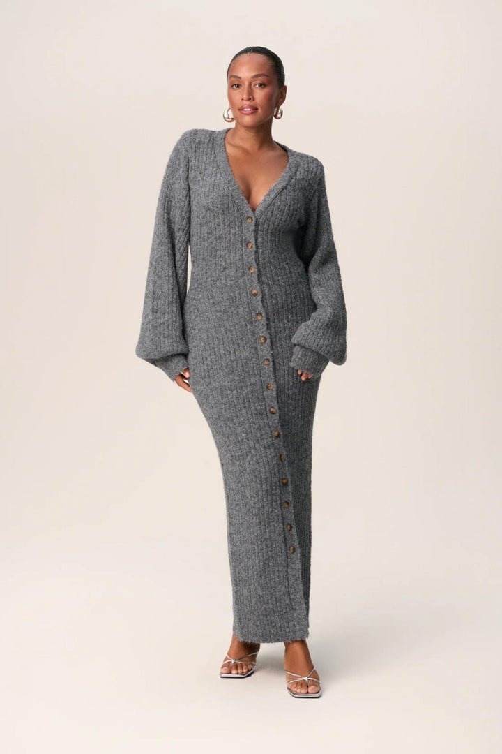 Montana Dress- Grey Melange