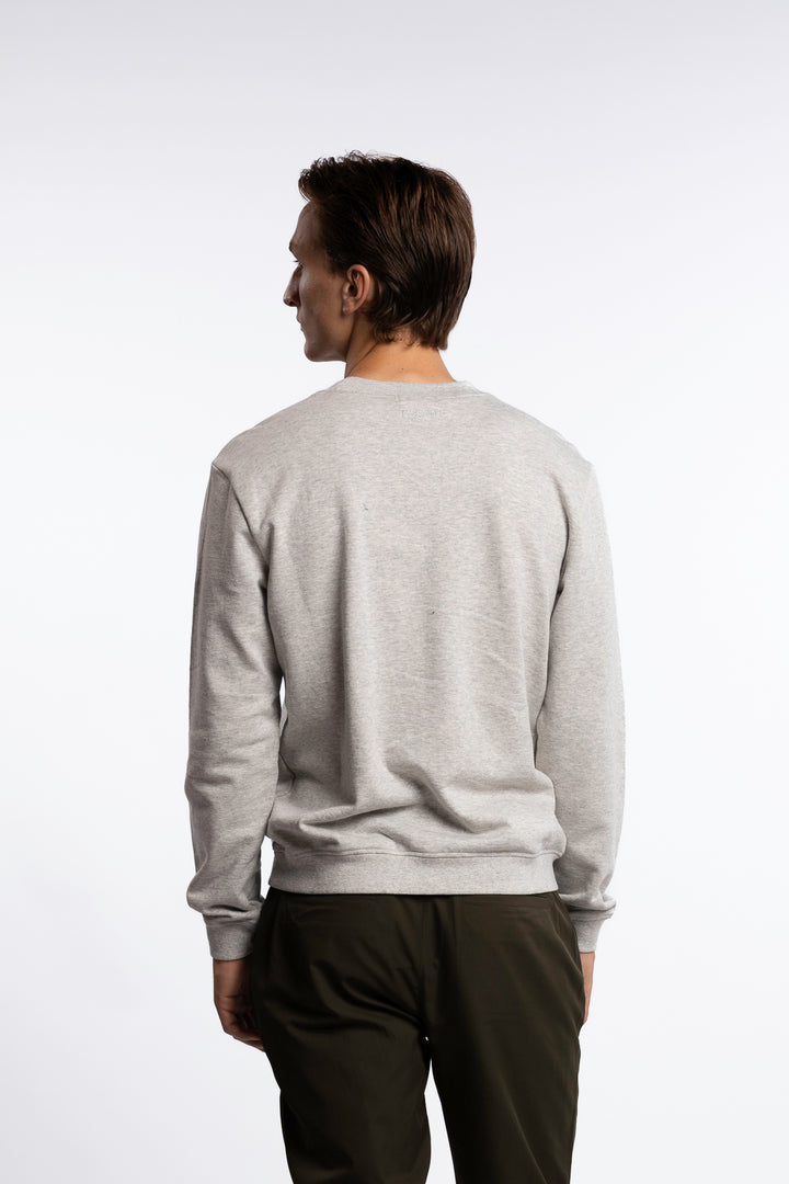 Crew Neck Grey Melange