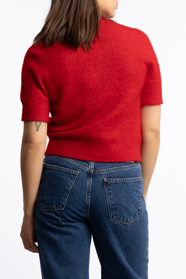 Sanoura SS Cardigan 15556 - Haute Red