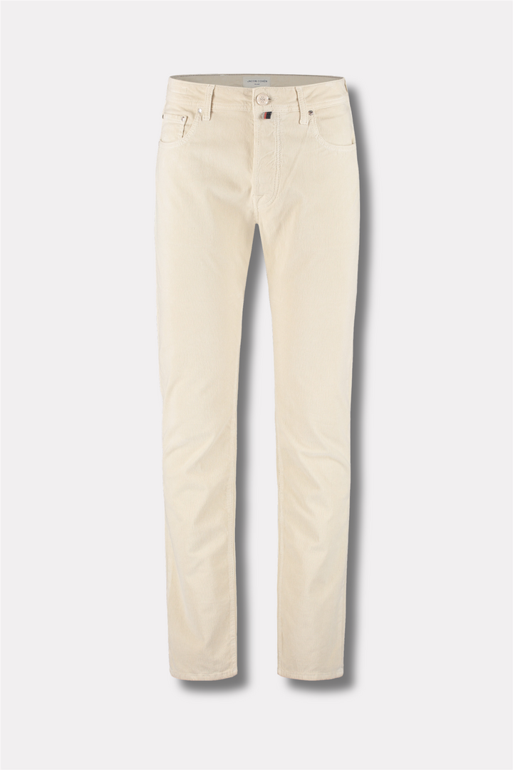 Bard Corduroy Slim Fit Trousers Off-White